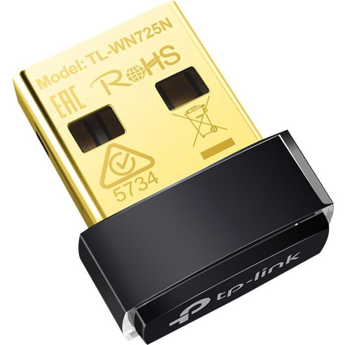 TP-LINK TL-WN725N - USB WiFi Adapter for PC - Nano Size TP-LINK TL-WN725N - USB WiFi Adapter for PC - Nano Size